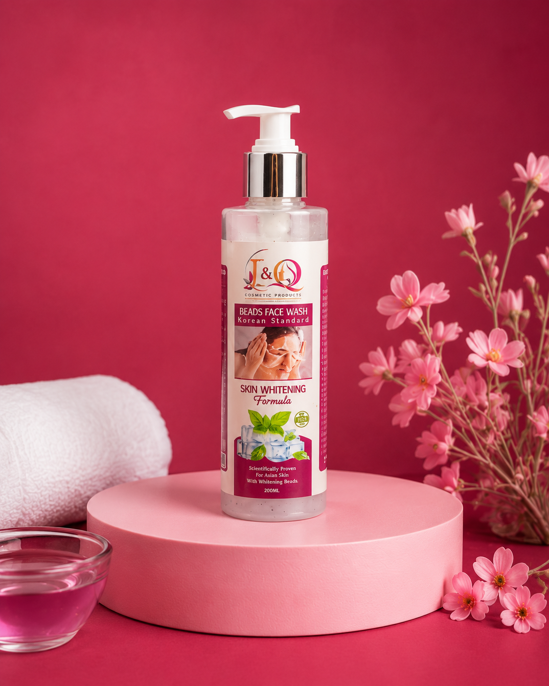 I&Q Korean Standard Beads Face Wash – Skin Brightening Formula