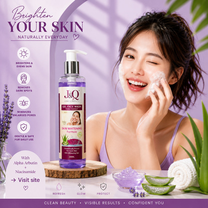 I&Q Korean Standard Gel Face Wash – Aloe Vera Skin Brightening Formula