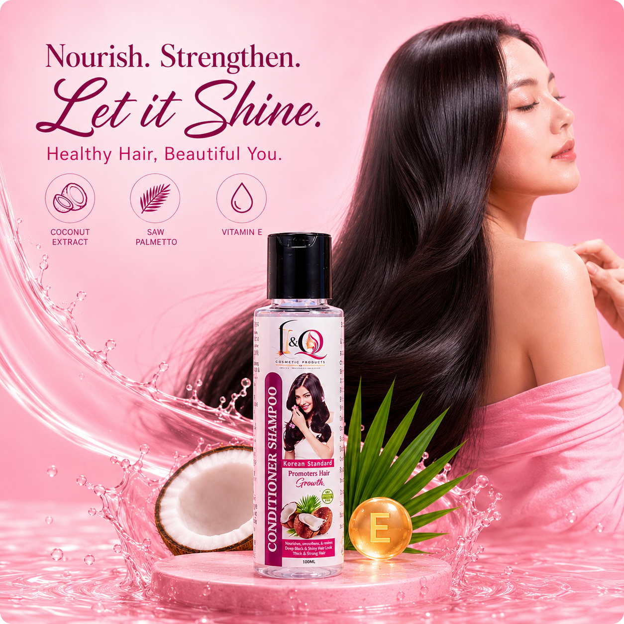I&Q Korean Standard Aloe Vera Gel Face Wash – Skin Brightening Formula
