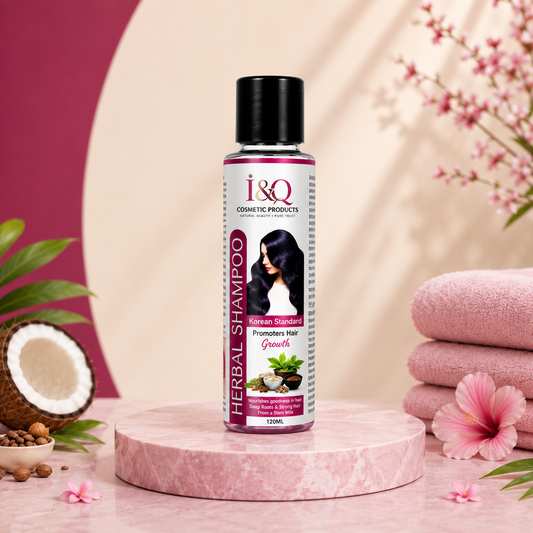 I&Q Natural Ayurvedic Herbal Shampoo – Hair Growth & Hair Fall Care
