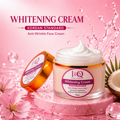 I&Q Korean Standard Anti-Wrinkle Face Cream – Skin Brightening & Moisturizing
