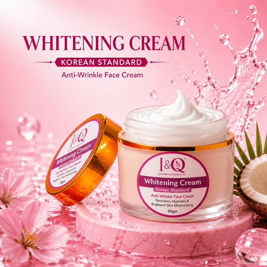 I&Q Korean Standard Anti-Wrinkle Face Cream – Skin Brightening & Moisturizing